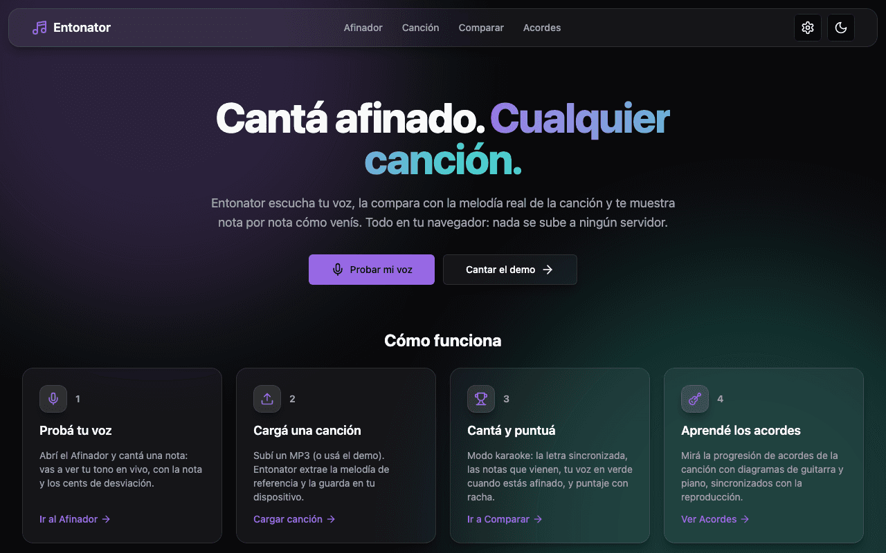 ENTONATOR · entonator.ingenarte.com